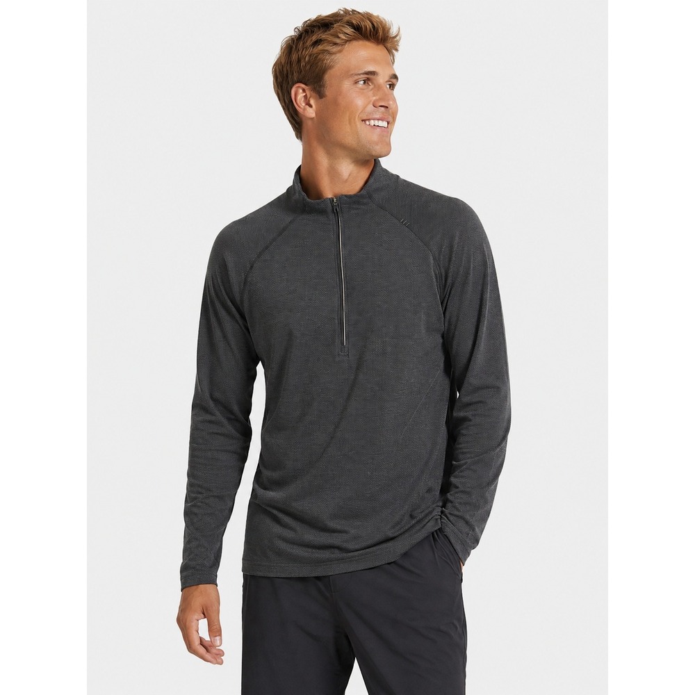 Lululemon Metal Vent Tech 1/2 Zip Dark Grey Athletic Pullover Shirt XL